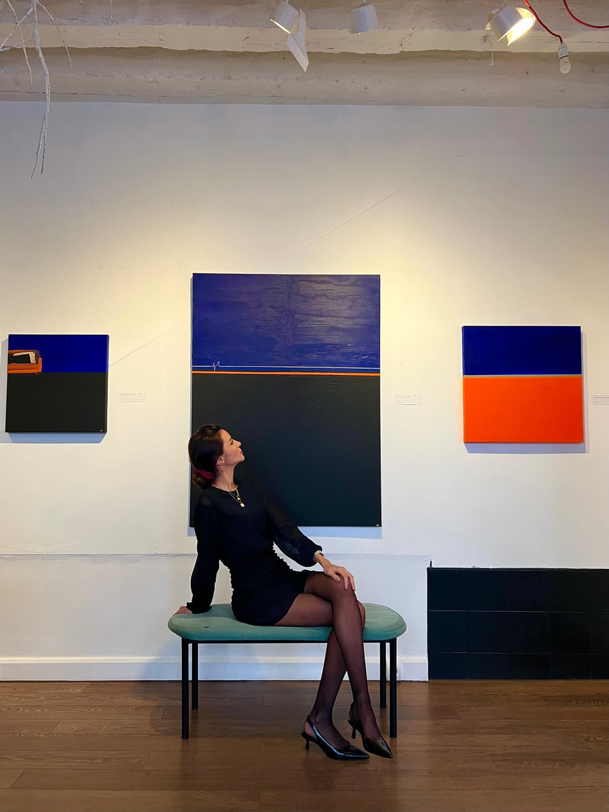 Anissa Hafidi à la galerie